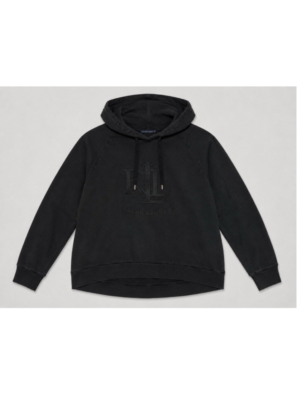 Vintage Lauren Ralph Lauren Hoodie Green Label Women’s XL Black Pullover RLL